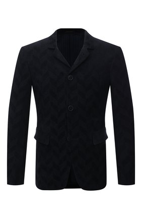 Мужской пиджак GIORGIO ARMANI темно-синего цвета по цене 188500 руб., арт. 1WGGG00S/T02VC | Фото 1 Мужской пиджак GIORGIO ARMANI темно-синего цвета, арт. 1WGGG00S/T02VC | Фото 1