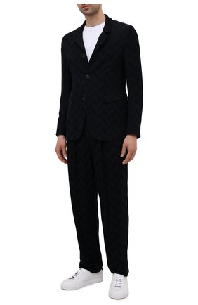 Мужской пиджак GIORGIO ARMANI темно-синего цвета по цене 188500 руб., арт. 1WGGG00S/T02VC | Фото 2 Мужской пиджак GIORGIO ARMANI темно-синего цвета, арт. 1WGGG00S/T02VC | Фото 2