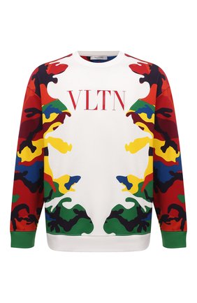 Мужской хлопковый свитшот VALENTINO разноцветного цвета по цене 93500 руб., арт. WV3MF18X7L1 | Фото 1 Мужской хлопковый свитшот VALENTINO разноцветного цвета, арт. WV3MF18X7L1 | Фото 1