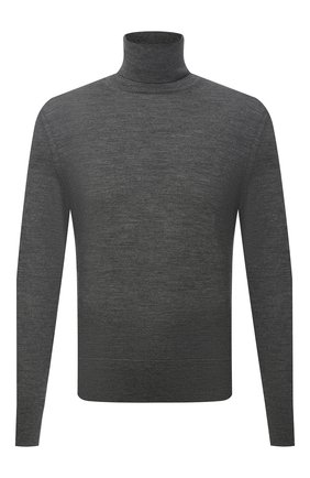 Мужской шерстяная водолазка TOM FORD темно-серого цвета по цене 64450 руб., арт. BYM94/TFK120 | Фото 1 Мужской шерстяная водолазка TOM FORD темно-серого цвета, арт. BYM94/TFK120 | Фото 1 (Материал внешний: Шерсть; Мужское Кросс-КТ: Водолазка-одежда; Принт: Без принта; Стили: Кэжуэл; Длина (для топов): Стандартные; Рукава: Длинные)