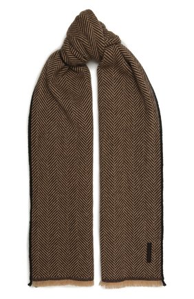 Мужской кашемировый шарф ERMENEGILDO ZEGNA светло-коричневого цвета по цене 53400 руб., арт. Z2L03S/22A | Фото 1 Мужской кашемировый шарф ERMENEGILDO ZEGNA светло-коричневого цвета, арт. Z2L03S/22A | Фото 1