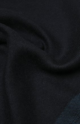 Мужской шерстяной шарф ERMENEGILDO ZEGNA темно-синего цвета по цене 16450 руб., арт. Z2L01S/2YH | Фото 2 Мужской шерстяной шарф ERMENEGILDO ZEGNA темно-синего цвета, арт. Z2L01S/2YH | Фото 2
