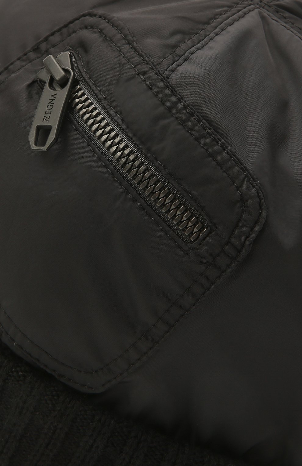 Мужская утепленная шапка Z ZEGNA черного цвета по цене 23100 руб., арт. Z2I74H/B2W | Фото 3 Мужская утепленная шапка Z ZEGNA черного цвета, арт. Z2I74H/B2W | Фото 3 (Материал: Текстиль; Кросс-КТ: Трикотаж)