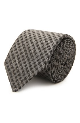 Мужской шелковый галстук ERMENEGILDO ZEGNA серого цвета по цене 15150 руб., арт. Z2E60T/16Y | Фото 1 Мужской шелковый галстук ERMENEGILDO ZEGNA серого цвета, арт. Z2E60T/16Y | Фото 1