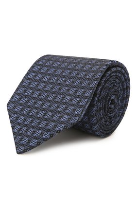 Мужской шелковый галстук ERMENEGILDO ZEGNA темно-синего цвета по цене 15150 руб., арт. Z2E01T/1L8 | Фото 1 Мужской шелковый галстук ERMENEGILDO ZEGNA темно-синего цвета, арт. Z2E01T/1L8 | Фото 1