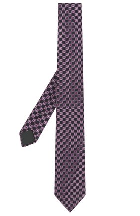 Мужской шелковый галстук ERMENEGILDO ZEGNA сиреневого цвета, арт. Z2D83T/1UM | Фото 2 (Материал: Текстиль, Шелк; Принт: С принтом)