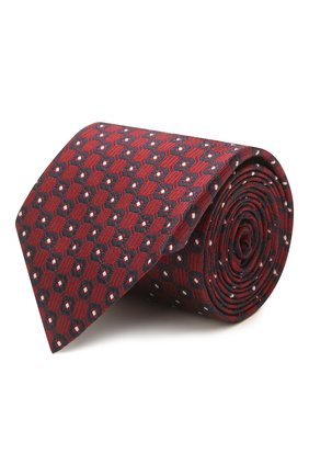 Мужской шелковый галстук ERMENEGILDO ZEGNA красного цвета по цене 16700 руб., арт. Z2D83T/1UM | Фото 1 Мужской шелковый галстук ERMENEGILDO ZEGNA красного цвета, арт. Z2D83T/1UM | Фото 1