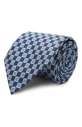 Мужской шелковый галстук ERMENEGILDO ZEGNA голубого цвета по цене 16700 руб., арт. Z2D83T/1UM | Фото 1 Мужской шелковый галстук ERMENEGILDO ZEGNA голубого цвета, арт. Z2D83T/1UM | Фото 1