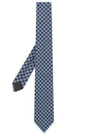 Мужской шелковый галстук ERMENEGILDO ZEGNA голубого цвета по цене 16700 руб., арт. Z2D83T/1UM | Фото 2 Мужской шелковый галстук ERMENEGILDO ZEGNA голубого цвета, арт. Z2D83T/1UM | Фото 2