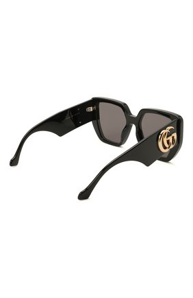 Женские солнцезащитные очки GUCCI черного цвета по цене 33900 руб., арт. GG0956S 003 | Фото 4 Женские солнцезащитные очки GUCCI черного цвета, арт. GG0956S 003 | Фото 4