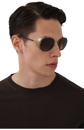 Женские солнцезащитные очки GIORGIO ARMANI черного цвета по цене 32900 руб., арт. 6112JM-300213 | Фото 3 Женские солнцезащитные очки GIORGIO ARMANI черного цвета, арт. 6112JM-300213 | Фото 3 (Тип очков: С/з; Очки форма: Креативные, Круглые; Оптика Гендер: оптика-унисекс)