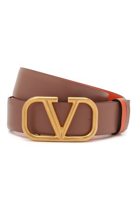 Женский кожаный ремень VALENTINO коричневого цвета по цене 28800 руб., арт. WW2T0T15/ZFR | Фото 1 Женский кожаный ремень VALENTINO коричневого цвета, арт. WW2T0T15/ZFR | Фото 1