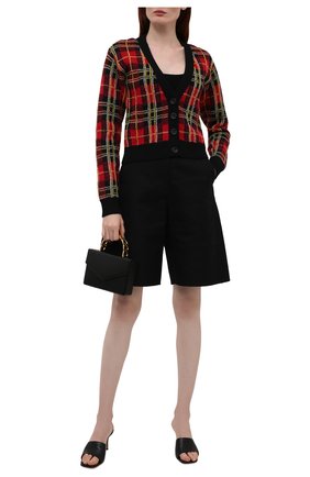 Женский шерстяной кардиган REDVALENTINO красного цвета по цене 47150 руб., арт. WR3KA02C/63C | Фото 2 Женский шерстяной кардиган REDVALENTINO красного цвета, арт. WR3KA02C/63C | Фото 2