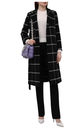 Женское пальто REDVALENTINO черного цвета по цене 86300 руб., арт. WR3CAD75/5Y9 | Фото 2 Женское пальто REDVALENTINO черного цвета, арт. WR3CAD75/5Y9 | Фото 2