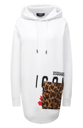 Женское хлопковое платье DSQUARED2 белого цвета по цене 47000 руб., арт. S80CT0010/S25042 | Фото 1 Женское хлопковое платье DSQUARED2 белого цвета, арт. S80CT0010/S25042 | Фото 1