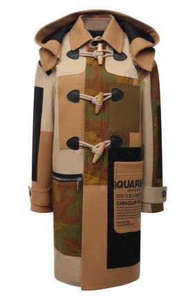 Женская шерстяная парка DSQUARED2 бежевого цвета по цене 144000 руб., арт. S75AA0372/S53003 | Фото 1 Женская шерстяная парка DSQUARED2 бежевого цвета, арт. S75AA0372/S53003 | Фото 1 (Материал подклада: Синтетический материал; Материал внешний: Шерсть; Рукава: Длинные; Стили: Спорт-шик; Кросс-КТ: Куртка; Длина (верхняя одежда): До середины бедра)