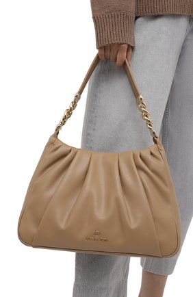 Женская сумка hannah medium MICHAEL MICHAEL KORS бежевого цвета по цене 34850 руб., арт. 30T1LNNL2U | Фото 2 Женская сумка hannah medium MICHAEL MICHAEL KORS бежевого цвета, арт. 30T1LNNL2U | Фото 2