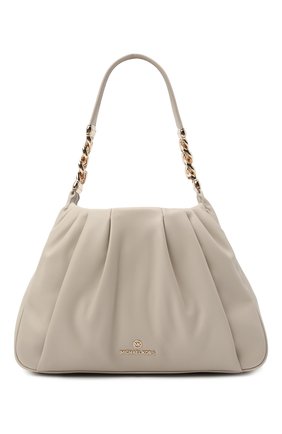 Женская сумка hannah medium MICHAEL MICHAEL KORS светло-бежевого цвета по цене 34850 руб., арт. 30T1GNNL2U | Фото 1 Женская сумка hannah medium MICHAEL MICHAEL KORS светло-бежевого цвета, арт. 30T1GNNL2U | Фото 1