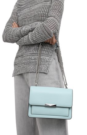 Женская сумка jade MICHAEL MICHAEL KORS голубого цвета по цене 29400 руб., арт. 30S9SJ4L9L | Фото 2 Женская сумка jade MICHAEL MICHAEL KORS голубого цвета, арт. 30S9SJ4L9L | Фото 2
