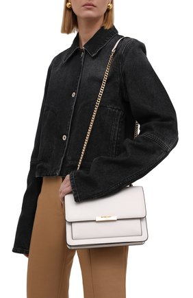 Женская сумка jade large MICHAEL MICHAEL KORS белого цвета по цене 29400 руб., арт. 30S9GJ4L9L | Фото 2 Женская сумка jade large MICHAEL MICHAEL KORS белого цвета, арт. 30S9GJ4L9L | Фото 2