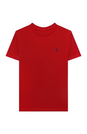 Детская хлопковая футболка POLO RALPH LAUREN красного цвета по цене 3275 руб., арт. 323832904 | Фото 1 Детская хлопковая футболка POLO RALPH LAUREN красного цвета, арт. 323832904 | Фото 1