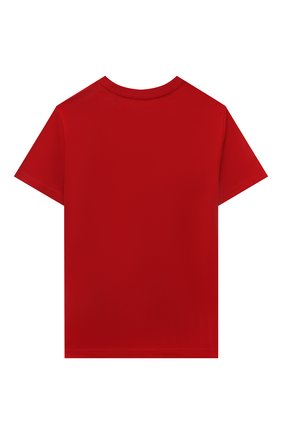 Детская хлопковая футболка POLO RALPH LAUREN красного цвета по цене 3275 руб., арт. 323832904 | Фото 2 Детская хлопковая футболка POLO RALPH LAUREN красного цвета, арт. 323832904 | Фото 2