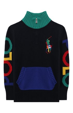 Детский хлопковый свитер POLO RALPH LAUREN разноцветного цвета по цене 11250 руб., арт. 321846212 | Фото 1 Детский хлопковый свитер POLO RALPH LAUREN разноцветного цвета, арт. 321846212 | Фото 1