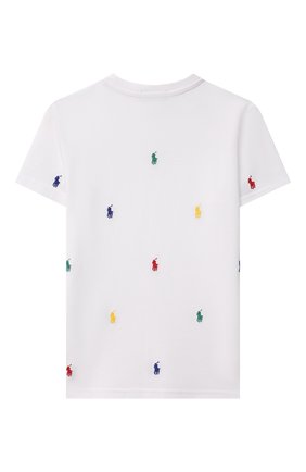 Детская хлопковая футболка POLO RALPH LAUREN белого цвета по цене 3455 руб., арт. 322844626 | Фото 2 Детская хлопковая футболка POLO RALPH LAUREN белого цвета, арт. 322844626 | Фото 2