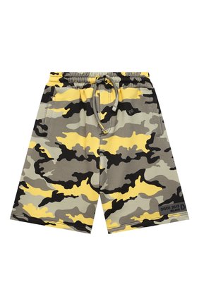 Детские хлопковые шорты DOLCE & GABBANA хаки цвета по цене 18350 руб., арт. L4JQJ3/G7A2S/2-6 | Фото 1 Детские хлопковые шорты DOLCE & GABBANA хаки цвета, арт. L4JQJ3/G7A2S/2-6 | Фото 1