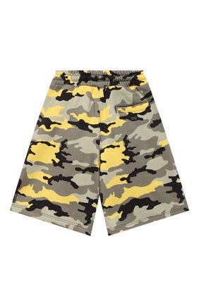 Детские хлопковые шорты DOLCE & GABBANA хаки цвета по цене 18350 руб., арт. L4JQJ3/G7A2S/2-6 | Фото 2 Детские хлопковые шорты DOLCE & GABBANA хаки цвета, арт. L4JQJ3/G7A2S/2-6 | Фото 2