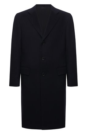 Мужской кашемировое пальто BRIONI темно-синего цвета по цене 622500 руб., арт. R07N0L/09391 | Фото 1 Мужской кашемировое пальто BRIONI темно-синего цвета, арт. R07N0L/09391 | Фото 1 (Рукава: Длинные; Материал внешний: Шерсть, Кашемир; Материал подклада: Купро; Длина (верхняя одежда): До колена; Мужское Кросс-КТ: пальто-верхняя одежда; Стили: Классический)