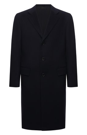 Мужской кашемировое пальто BRIONI темно-синего цвета по цене 722500 руб., арт. R07N0L/09391 | Фото 1