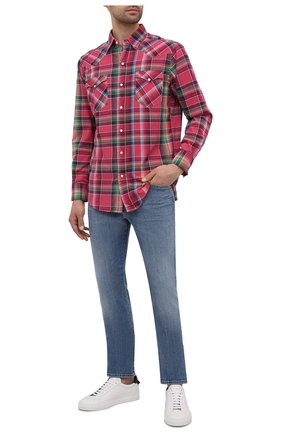 Мужская хлопковая рубашка POLO RALPH LAUREN розового цвета по цене 15150 руб., арт. 710835520/5341 | Фото 2 Мужская хлопковая рубашка POLO RALPH LAUREN розового цвета, арт. 710835520/5341 | Фото 2