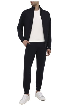 Мужской хлопковый кардиган ERMENEGILDO ZEGNA темно-синего цвета по цене 122000 руб., арт. UY590/815 | Фото 2 Мужской хлопковый кардиган ERMENEGILDO ZEGNA темно-синего цвета, арт. UY590/815 | Фото 2