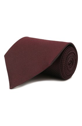 Мужской шелковый галстук TOM FORD бордового цвета, арт. 2TF05/XTF | Фото 1 (Материал: Текстиль, Шелк; Принт: Без принта)