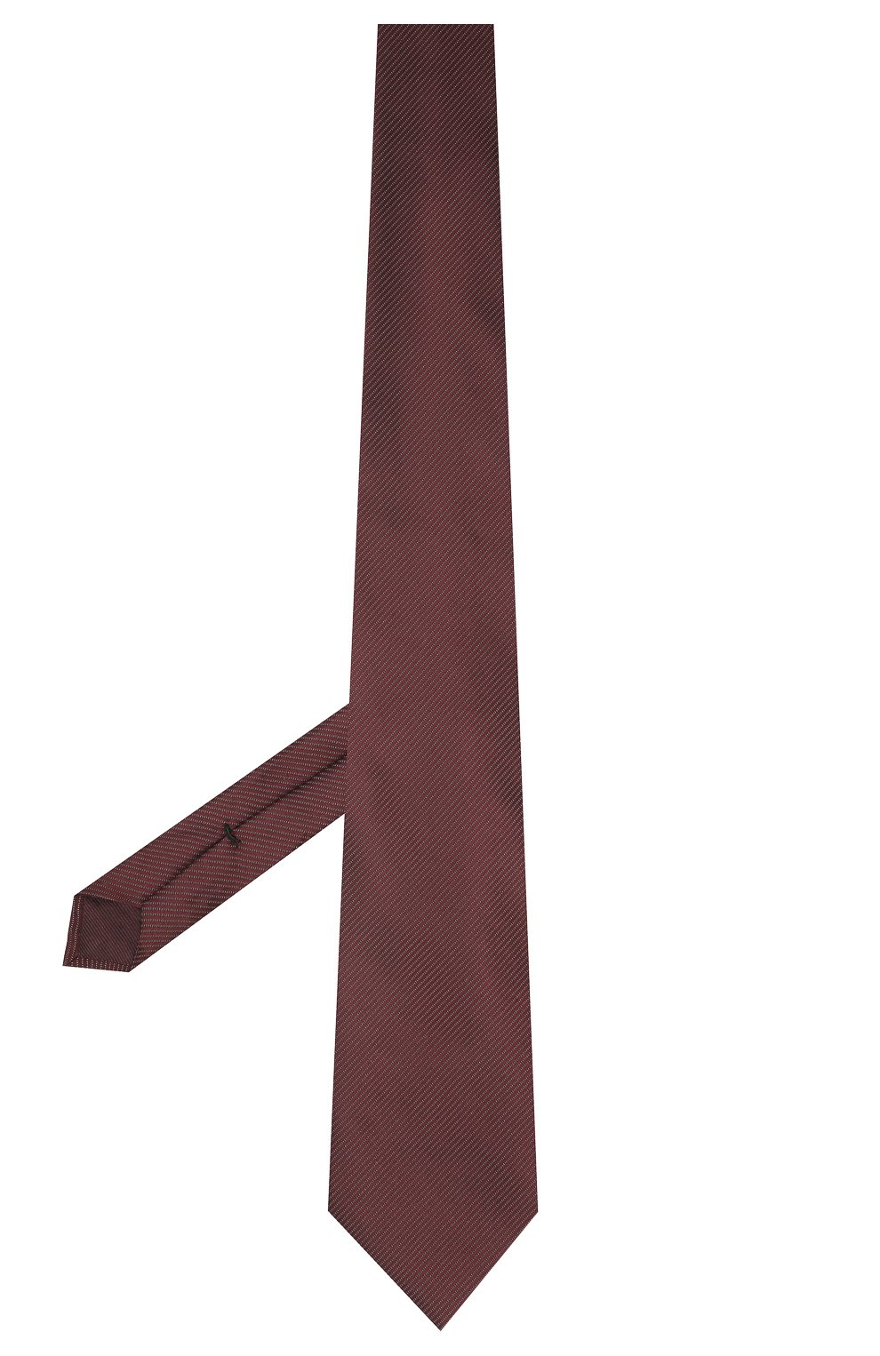 Мужской шелковый галстук TOM FORD бордового цвета, арт. 2TF05/XTF | Фото 2 (Материал: Текстиль, Шелк; Принт: Без принта)
