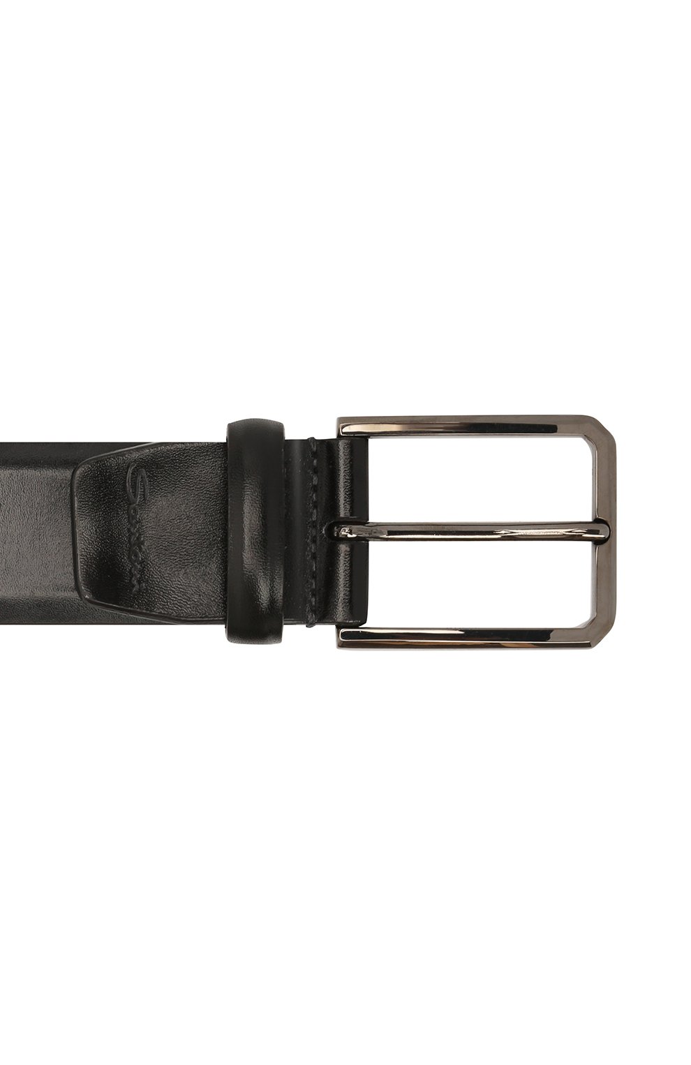 Мужской кожаный ремень SANTONI темно-синего цвета по цене 25650 руб., арт. CM35VS003B91GVVDU59 | Фото 3 Мужской кожаный ремень SANTONI темно-синего цвета, арт. CM35VS003B91GVVDU59 | Фото 3 (Материал: Натуральная кожа; Случай: Формальный)