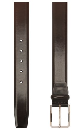 Мужской кожаный ремень SANTONI темно-коричневого цвета по цене 24900 руб., арт. CM35VS003B91EVVDT50 | Фото 2 Мужской кожаный ремень SANTONI темно-коричневого цвета, арт. CM35VS003B91EVVDT50 | Фото 2