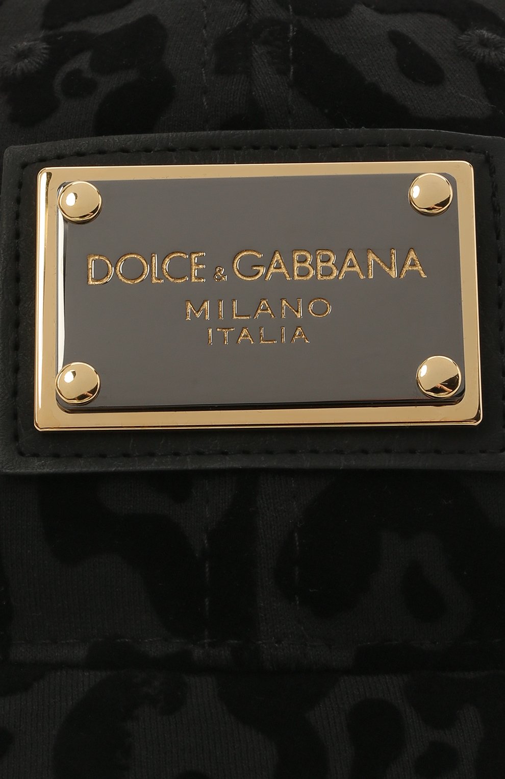 Мужской хлопковая бейсболка DOLCE & GABBANA темно-серого цвета по цене 37800 руб., арт. GH590A/G7YTI | Фото 3 Мужской хлопковая бейсболка DOLCE & GABBANA темно-серого цвета, арт. GH590A/G7YTI | Фото 3