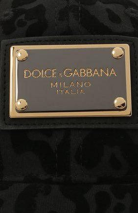 Мужской хлопковая бейсболка DOLCE & GABBANA темно-серого цвета по цене 37800 руб., арт. GH590A/G7YTI | Фото 3 Мужской хлопковая бейсболка DOLCE & GABBANA темно-серого цвета, арт. GH590A/G7YTI | Фото 3