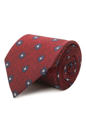 Мужской шелковый галстук ERMENEGILDO ZEGNA красного цвета по цене 16700 руб., арт. Z2D22T/1UM | Фото 1 Мужской шелковый галстук ERMENEGILDO ZEGNA красного цвета, арт. Z2D22T/1UM | Фото 1