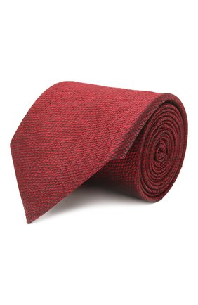 Мужской шелковый галстук ERMENEGILDO ZEGNA красного цвета по цене 16700 руб., арт. Z2D20T/1UM | Фото 1 Мужской шелковый галстук ERMENEGILDO ZEGNA красного цвета, арт. Z2D20T/1UM | Фото 1