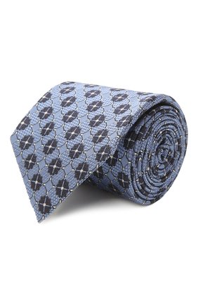Мужской шелковый галстук ERMENEGILDO ZEGNA голубого цвета по цене 21800 руб., арт. Z2D12T/18B | Фото 1 Мужской шелковый галстук ERMENEGILDO ZEGNA голубого цвета, арт. Z2D12T/18B | Фото 1