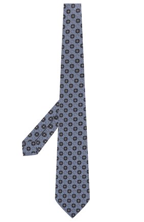 Мужской шелковый галстук ERMENEGILDO ZEGNA голубого цвета по цене 21800 руб., арт. Z2D12T/18B | Фото 2 Мужской шелковый галстук ERMENEGILDO ZEGNA голубого цвета, арт. Z2D12T/18B | Фото 2