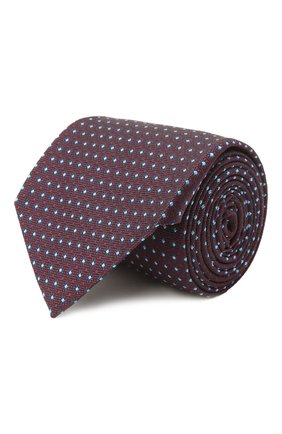 Мужской шелковый галстук ERMENEGILDO ZEGNA темно-коричневого цвета по цене 15150 руб., арт. Z2D03T/1UM | Фото 1 Мужской шелковый галстук ERMENEGILDO ZEGNA темно-коричневого цвета, арт. Z2D03T/1UM | Фото 1 (Материал: Текстиль, Шелк; Принт: С принтом)