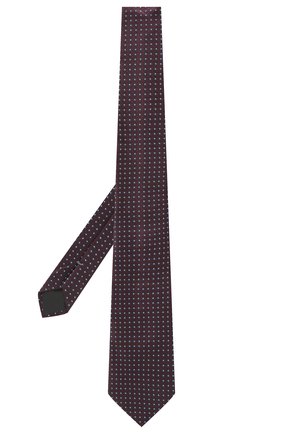 Мужской шелковый галстук ERMENEGILDO ZEGNA темно-коричневого цвета по цене 15150 руб., арт. Z2D03T/1UM | Фото 2 Мужской шелковый галстук ERMENEGILDO ZEGNA темно-коричневого цвета, арт. Z2D03T/1UM | Фото 2 (Материал: Текстиль, Шелк; Принт: С принтом)