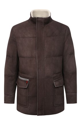 Мужская замшевая куртка KITON коричневого цвета по цене 949000 руб., арт. UW1015V0380A | Фото 1 Мужская замшевая куртка KITON коричневого цвета, арт. UW1015V0380A | Фото 1 (Материал подклада: Купро; Рукава: Длинные; Кросс-КТ: Куртка; Стили: Кэжуэл; Длина (верхняя одежда): До середины бедра; Материал внешний: Замша, Натуральная кожа; Мужское Кросс-КТ: утепленные куртки)