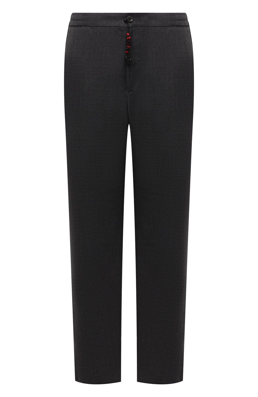 Мужские шерстяные брюки MARCO PESCAROLO темно-серого цвета, арт. CHIAIAM/ZIP+SFILA/4414 | Фото 1 (Big sizes: Big Sizes; Материал внешний: Шерсть; Длина (брюки, джинсы): Стандартные; Случай: Повседневный; Стили: Кэжуэл)