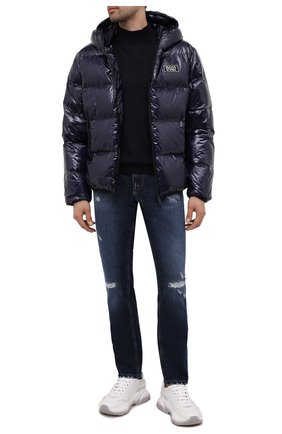 Мужская пуховая куртка DSQUARED2 темно-синего цвета по цене 65450 руб., арт. S74AM1201/S54056 | Фото 2 Мужская пуховая куртка DSQUARED2 темно-синего цвета, арт. S74AM1201/S54056 | Фото 2