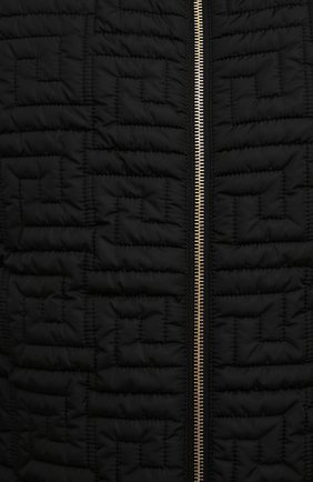 Мужской утепленный бомбер VERSACE черного цвета, арт. A87432/A230630 | Фото 5 (Кросс-КТ: Куртка; Рукава: Длинные; Принт: Без принта; Материал внешний: Синтетический материал; Мужское Кросс-КТ: утепленные куртки; Стили: Спорт-шик; Материал подклада: Синтетический материал; Длина (верхняя одежда): Короткие)